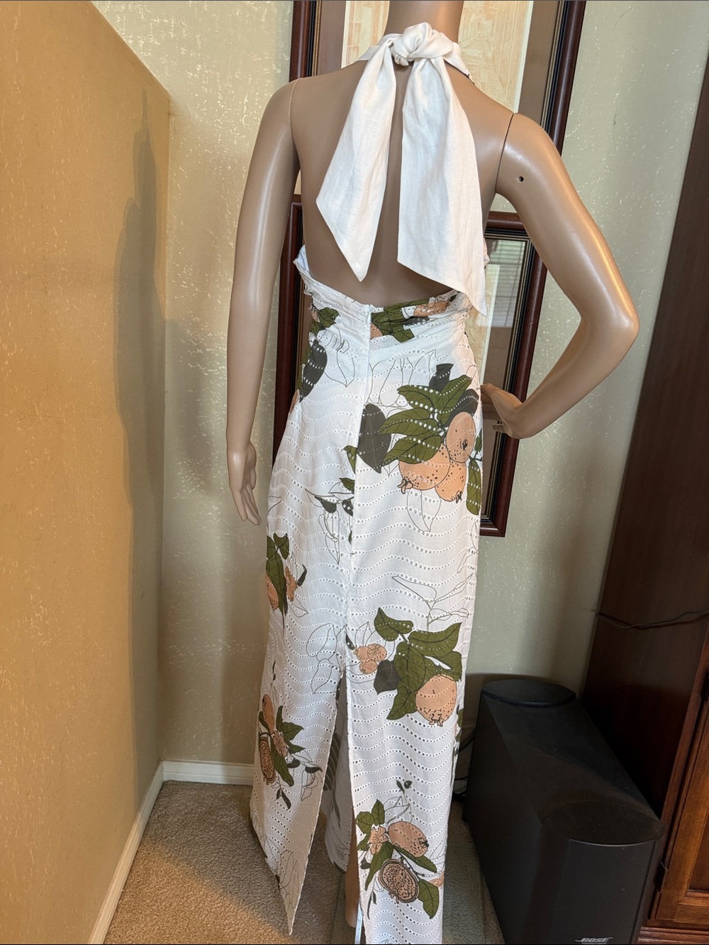 Juan D Dios Swimwear Eyelet Maxi Dress sz L - Picture 5 of 14